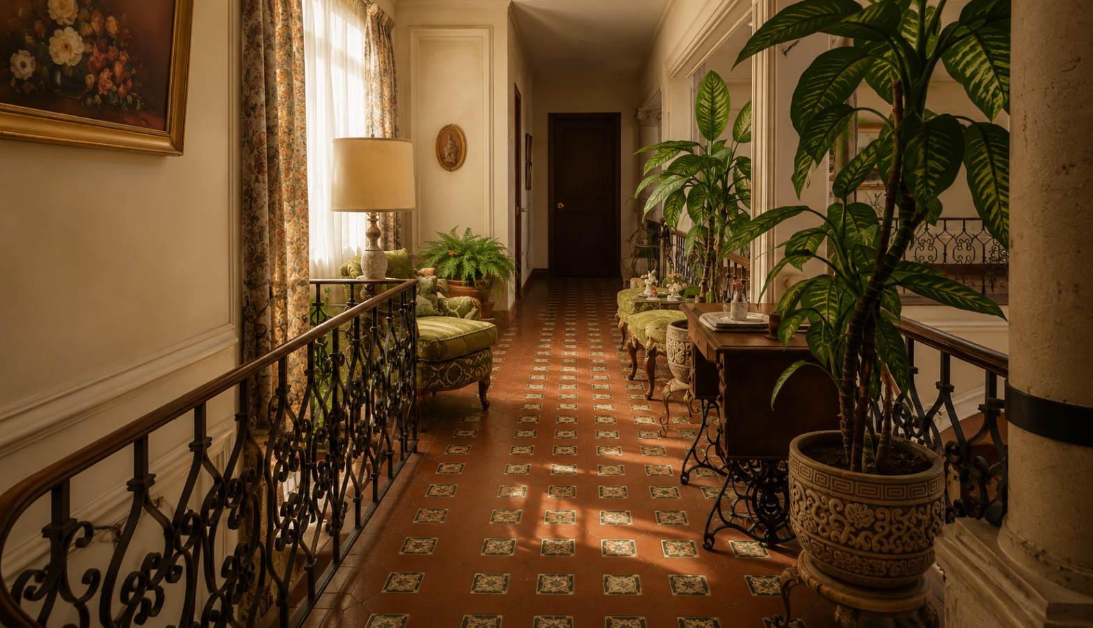 Historic mansion interior